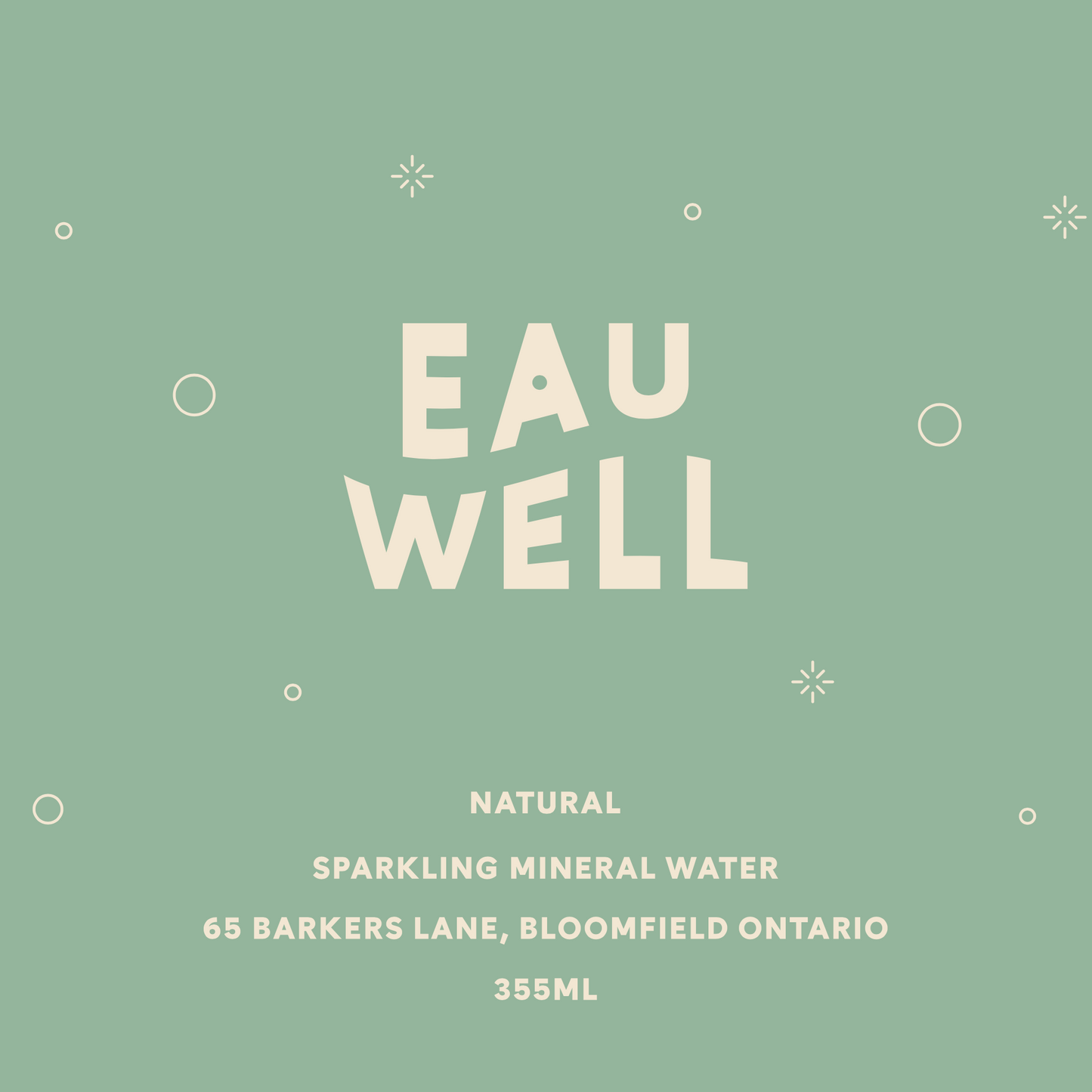 SPARKLING WATER: NATURAL