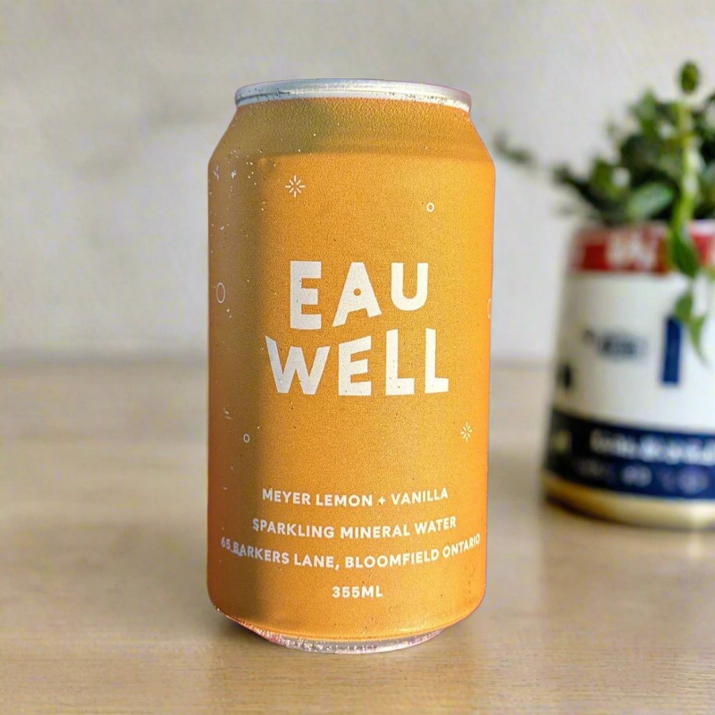 SPARKLING WATER: MEYER LEMON + VANILLA, 355ML