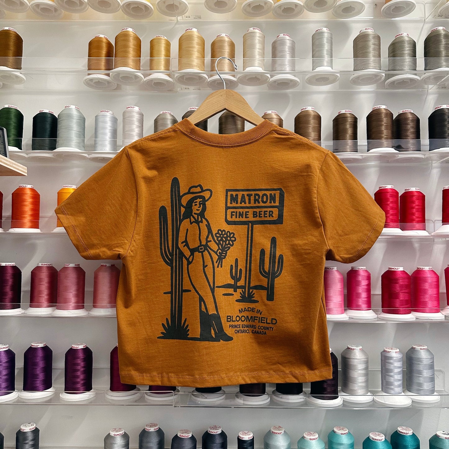 Cinnamon Rodeo Boxy Crop Tee