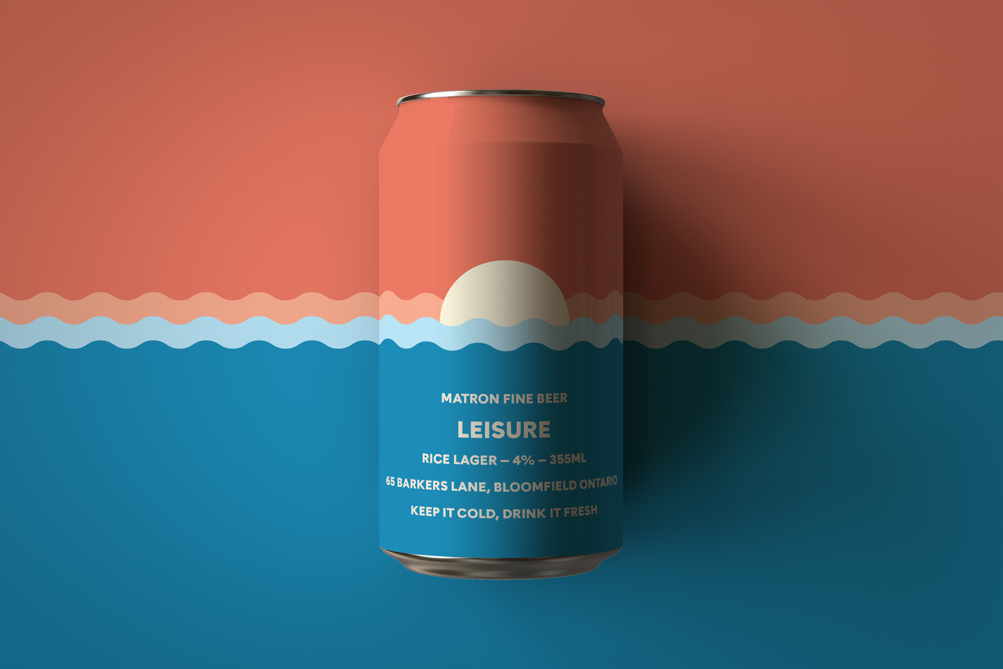 LEISURE RICE LAGER, 355mL