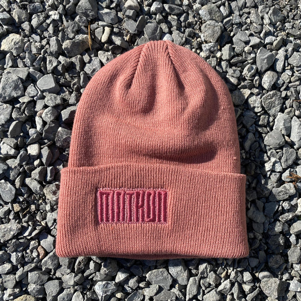 MONOCHROMATIC TOQUE - PEACHY PINK