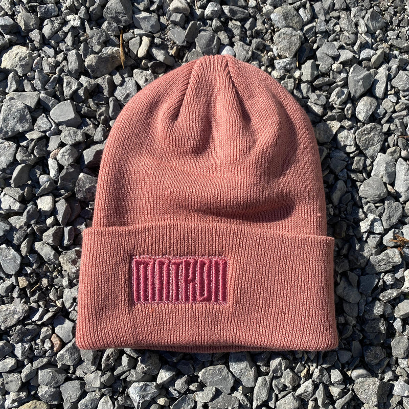 MONOCHROMATIC TOQUE - PEACHY PINK